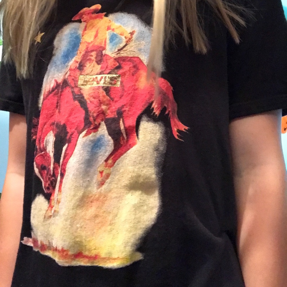 y2k levi’s cowboy shirt!